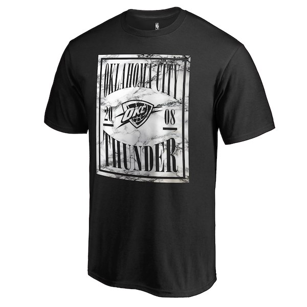 Oklahoma City Thunder Fanatics Branded Black Court Vision T-Shirt