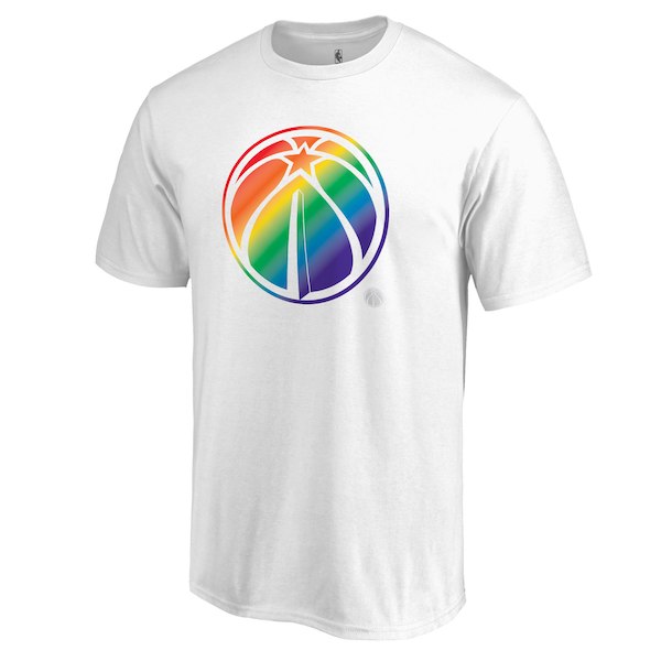 Washington Wizards White Fanatics Branded Team Pride V-Neck T-Shirt