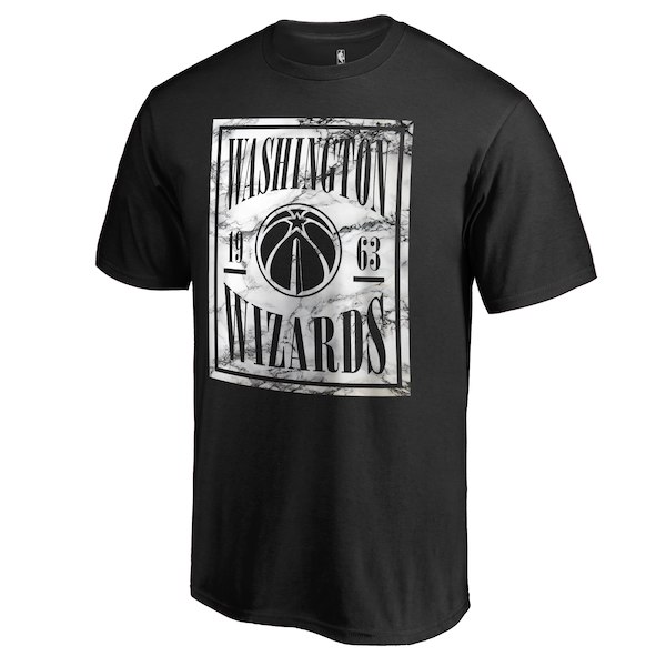 Washington Wizards Fanatics Branded Black Court Vision T-Shirt - Click Image to Close