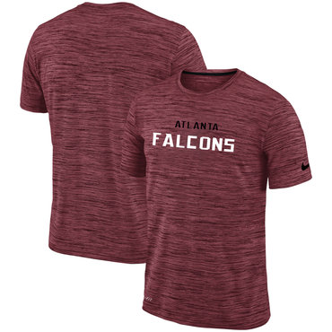 Atlanta Falcons Red Velocity Performance T-Shirt - Click Image to Close