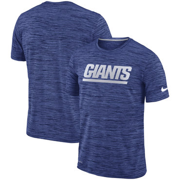 New York Giants Royal Velocity Performance T-Shirt