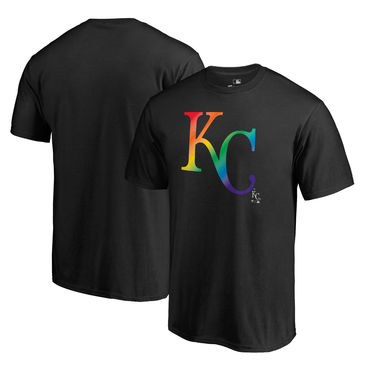 Kansas City Royals Fanatics Branded Pride Black T Shirt