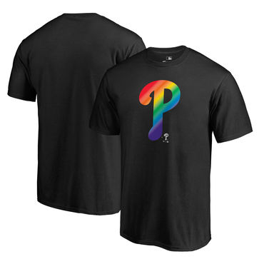 Philadelphia Phillies Fanatics Branded Pride Black T Shirt