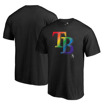 Tampa Bay Rays Fanatics Branded Pride Black T Shirt