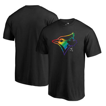 Toronto Blue Jays Fanatics Branded Black Big & Tall Pride T Shirt