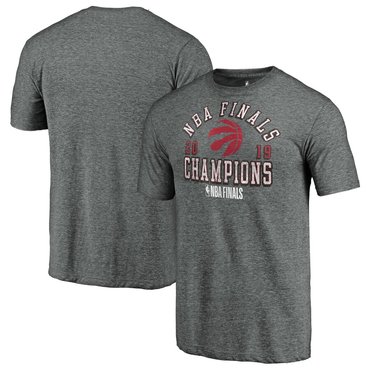 Toronto Raptors Fanatics Branded 2019 NBA Finals Champions Fast Delivery Tri Blend T-Shirt Heather G