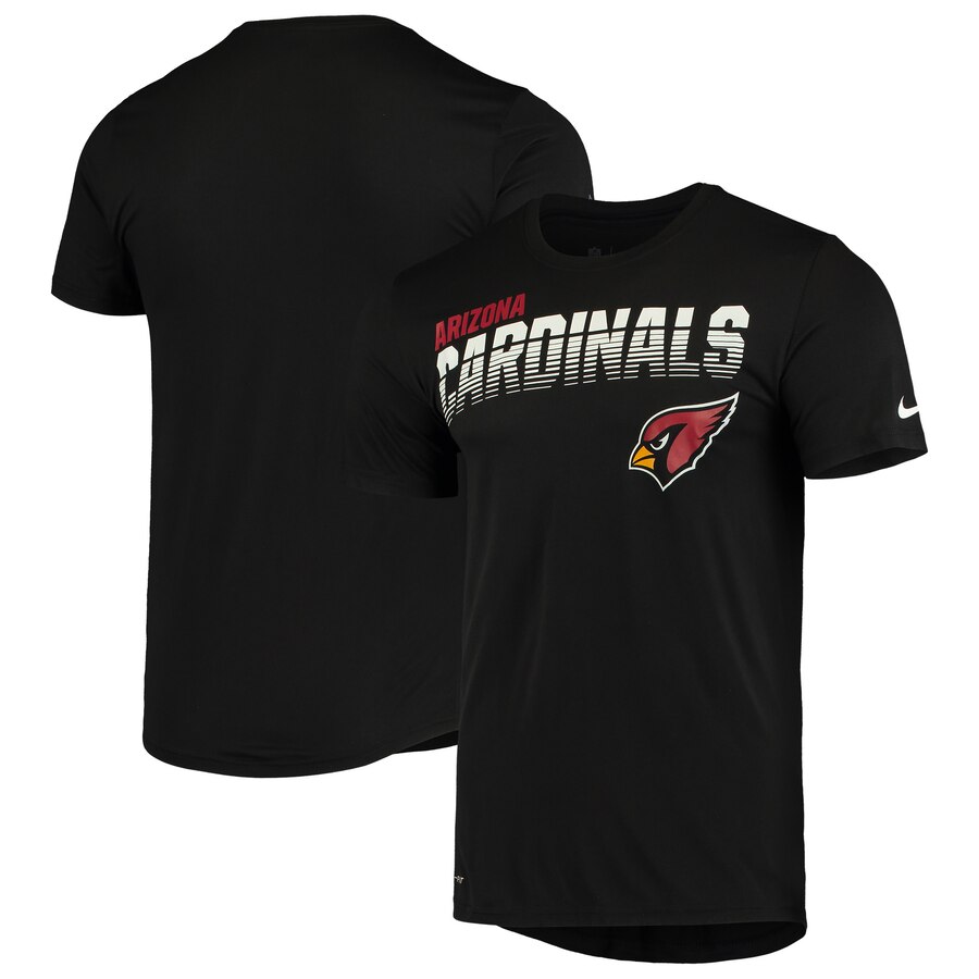 Arizona Cardinals Sideline Line of Scrimmage Legend Performance T Shirt Black