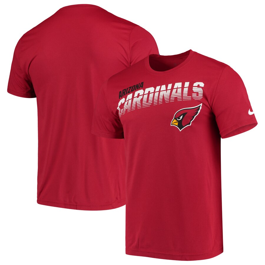 Arizona Cardinals Sideline Line of Scrimmage Legend Performance T Shirt Cardinal