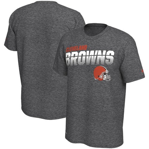 Cleveland Browns Sideline Line of Scrimmage Legend Performance T Shirt Heathered Gray