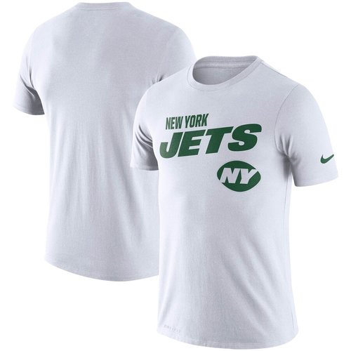New York Jets Sideline Line of Scrimmage Legend Performance T Shirt White