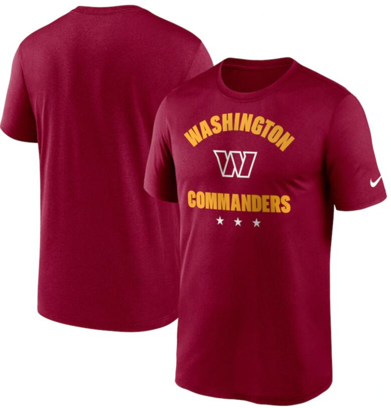 Washington Commanders Burgundy Arch Legend T Shirt