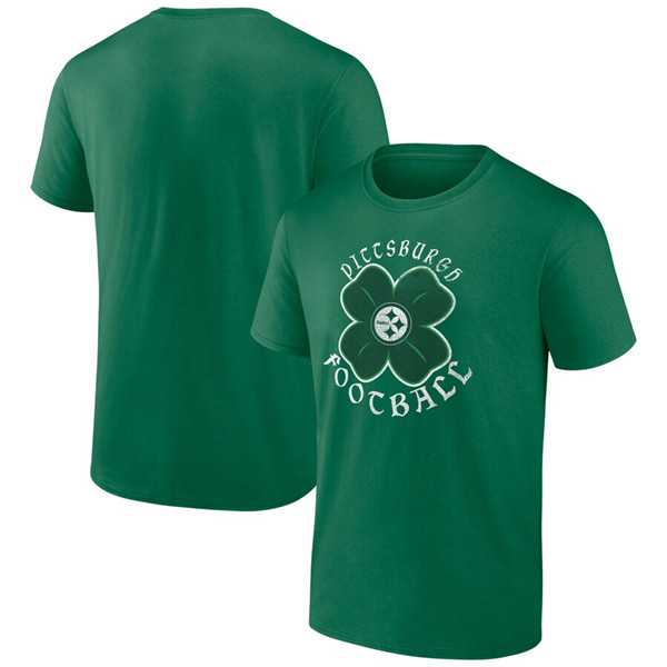 Pittsburgh Steelers Kelly Green St. Patrick's Day Celtic T-Shirt - Click Image to Close