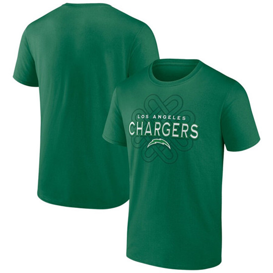 Los Angeles Chargers Kelly Green Celtic Knot T-Shirt