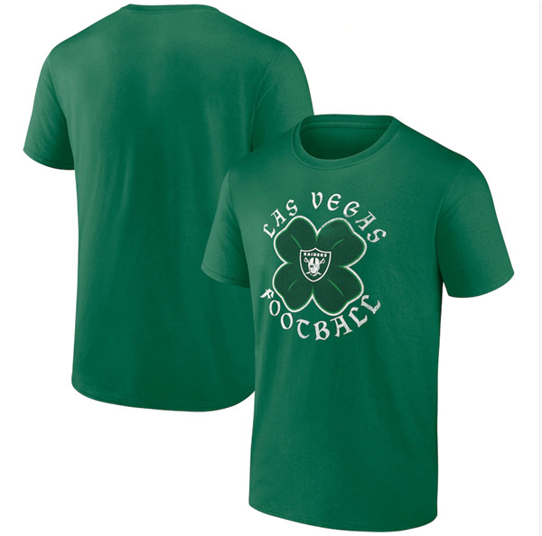 Las Vegas Raiders Kelly Green St. Patrick's Day Celtic T-Shirt