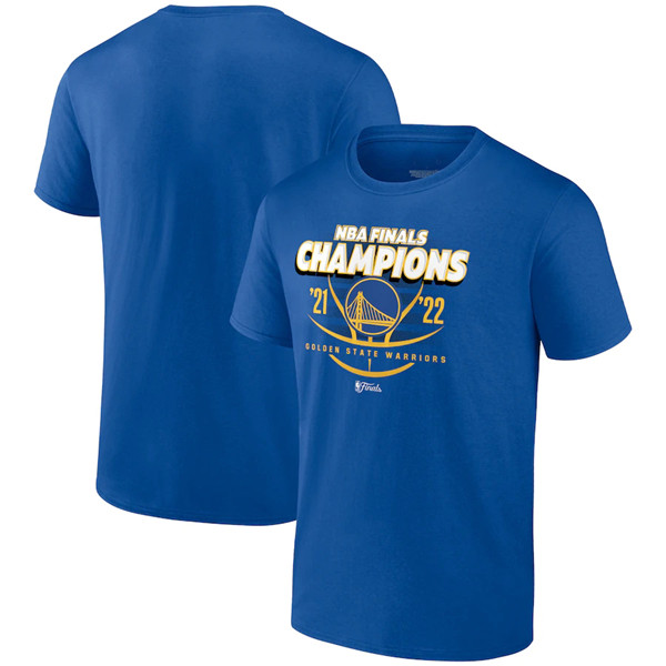 Golden State Warriors 2021-2022 Royal NBA Finals Champions Lead the Change T-Shirt