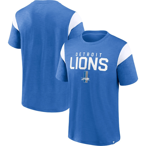 Detroit Lions Blue White Home Stretch Team T-Shirt