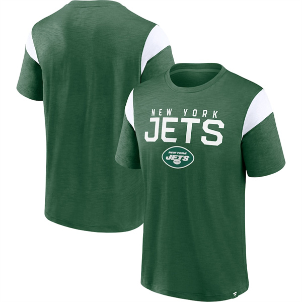 New York Jets Green White Home Stretch Team T-Shirt