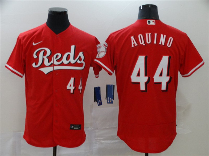 2020 Cincinnati Reds #44 Aristides Aquino Red Stitched MLB Flex Base Nike Jersey