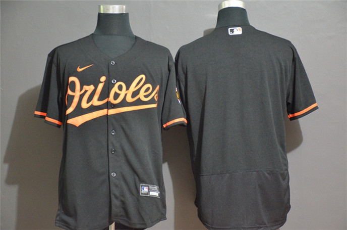 2020 Baltimore Orioles Blank Black Stitched MLB Flex Base Nike Jersey