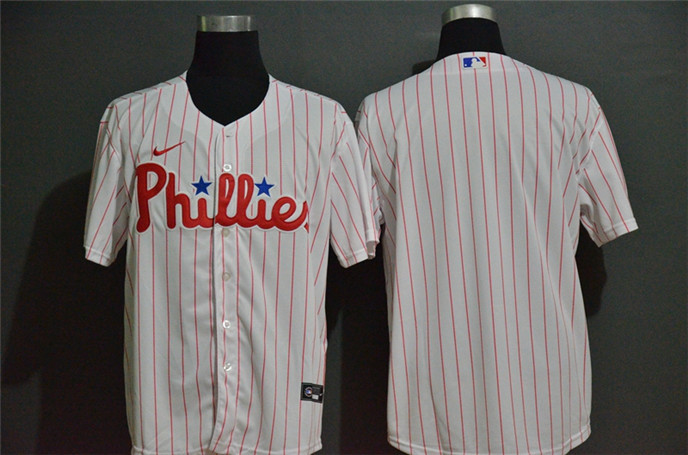 2020 Philadelphia Phillies Blank White Stitched MLB Cool Base Nike Jersey