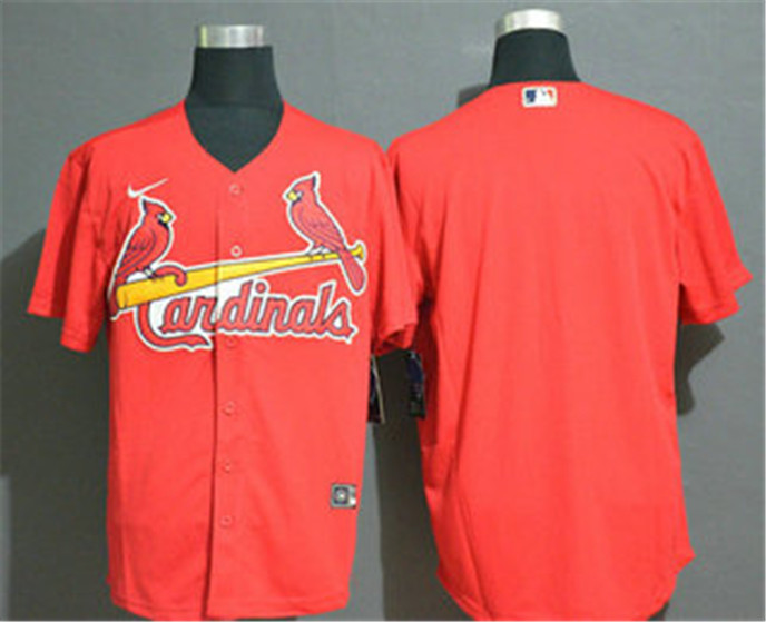 2020 St. Louis Cardinals Blank Red Stitched MLB Cool Base Nike Jersey