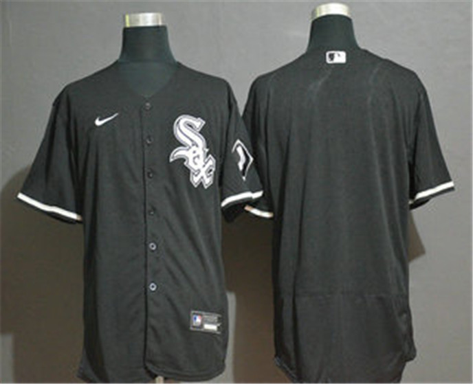 2020 Chicago White Sox Blank Black Stitched MLB Flex Base Nike Jersey