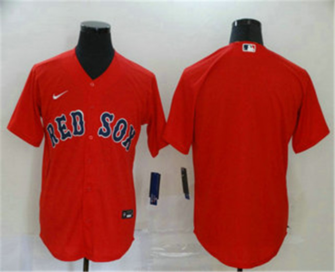 2020 Boston Red Sox Blank Red Stitched MLB Cool Base Nike Jersey