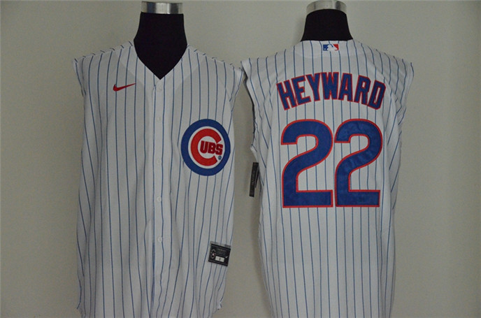 2020 Chicago Cubs #22 Jason Heyward White Cool and Refreshing Sleeveless Fan Stitched MLB Nike Jerse