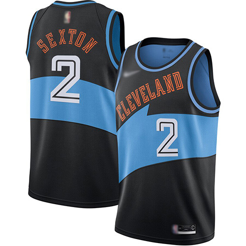 2020 Cavaliers #2 Collin Sexton Black Basketball Swingman Hardwood Classics Jersey