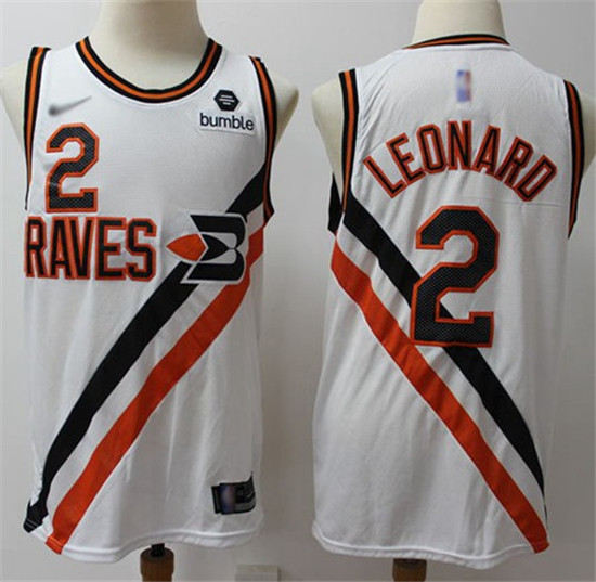 2020 Clippers #2 Kawhi Leonard White Basketball Swingman Hardwood Classics Jersey