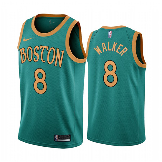 2020 Nike Celtics #8 Kemba Walker Green 2019-20 City Edition NBA Jersey