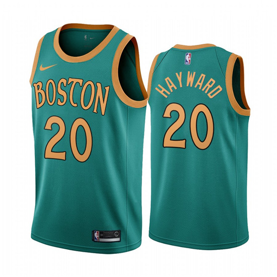 2020 Nike Celtics #20 Gordon Hayward Green 2019-20 City Edition NBA Jersey