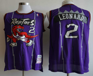 2020 Men's Toronto Raptors #2 Kawhi Leonard Hardwood Classic Purple Swingman Jersey