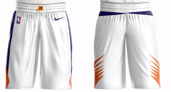 2020 Men's Phoenix Suns Nike White Short