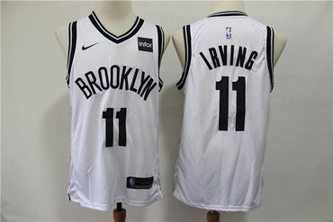 2020 Nets 11 Kyrie Irving White Nike Swingman Jersey