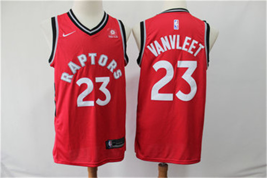 2020 Raptors 23 Fred Vanvleet Red Nike Swingman Jersey