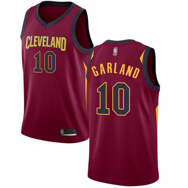 2020 Cavaliers #10 Darius Garland Red Basketball Swingman Icon Edition Jersey