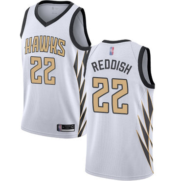 2020 Hawks #22 Cam Reddish White Basketball Swingman City Edition 2018-19 Jersey