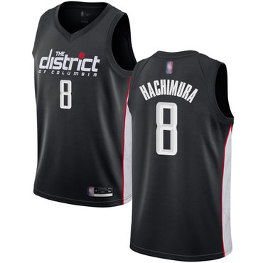 2020 Wizards #8 Rui Hachimura Black Basketball Swingman City Edition 2018-19 Jersey