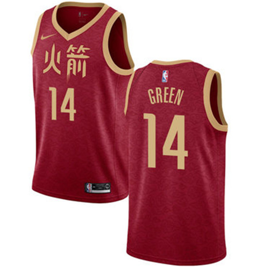 2020 Rockets #14 Gerald Green Red Basketball Swingman City Edition 2018-19 Jersey