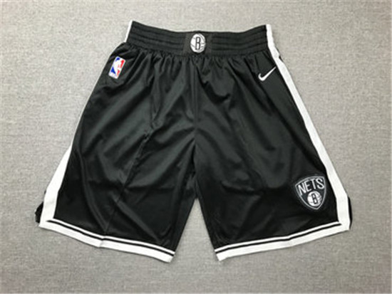 2020 Nets Black Nike Swingman Shorts