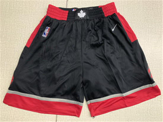 2020 Raptors Black Nike Swingman Shorts