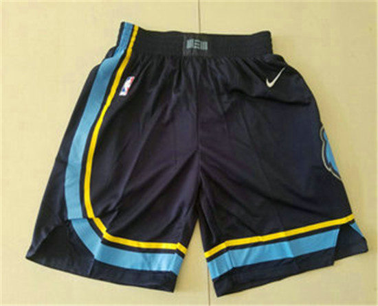 2020 Men's Memphis Grizzlies Black 2019 Nike Swingman Stitched NBA Shorts