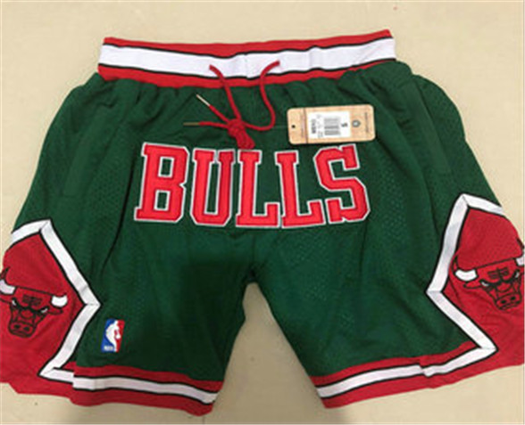 2020 Chicago Bulls Green 2008-09 Swingman Just Don Shorts