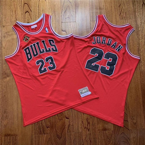 2020 Chicago Bulls #33 Scottie Pippen 1993-2013 20th Champions Patch Red Hardwood Classics Soul AU T
