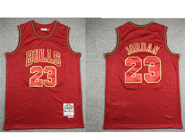 2020 Chicago Bulls #23 Michael Jordan Red 1997-98 Hardwood Classics Soul AU Throwback Jersey