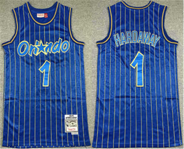 2020 Orlando Magic #1 Penny Hardaway Blue 1994-95 Hardwood Classics Soul Swingman Throwback Jersey