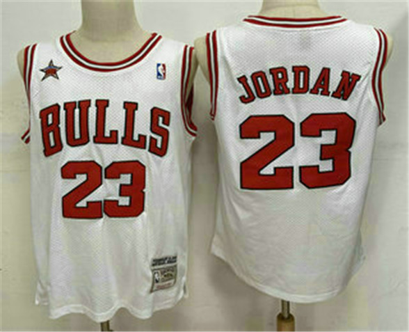 2020 Chicago Bulls #23 Michael Jordan White 1998 All Star Hardwood Classics Soul Swingman Throwback