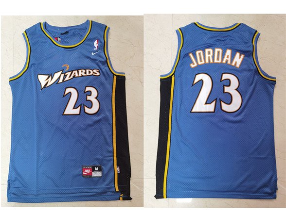 2020 Washington Wizards #23 Michael Jordan Blue Swingman Stitched Basketball Jersey