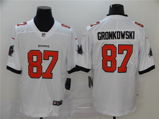2020 Tampa Bay Buccaneers #87 Rob Gronkowski White Vapor Untouchable Stitched NFL Limited Jersey